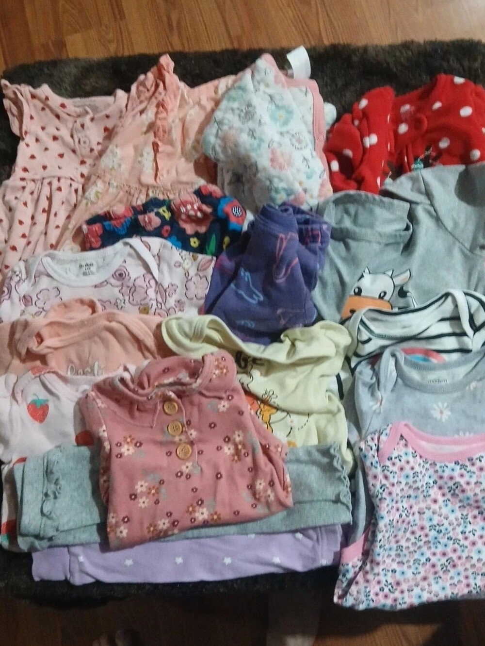 Assorted Baby Girl Bundle 6-9 Months - Pink & Pastel Mix